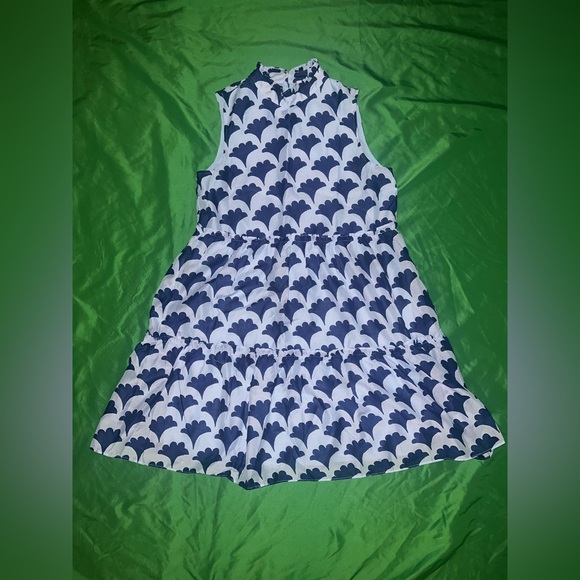 J.Marie Dresses & Skirts - J. Marie Sleeveless Blue and White Patterned Dress size XS